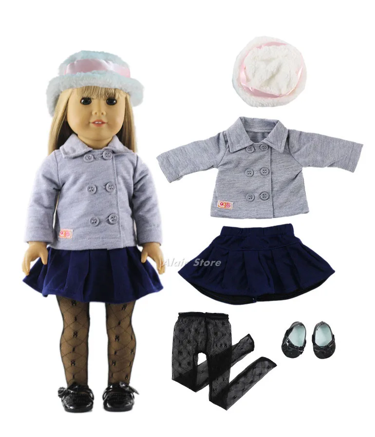 1 Nastavite Priložnostne Obrabe Obleko Lutka Obleko za 18 inch lutka obleko,18 inch lutka pribor A41