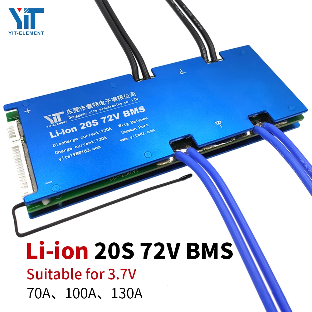 20 72V Litijeva baterija 3,7 V power protection board temperatura zaščite izravnalna funkcijo prevelik tok varstvo BMS PCB