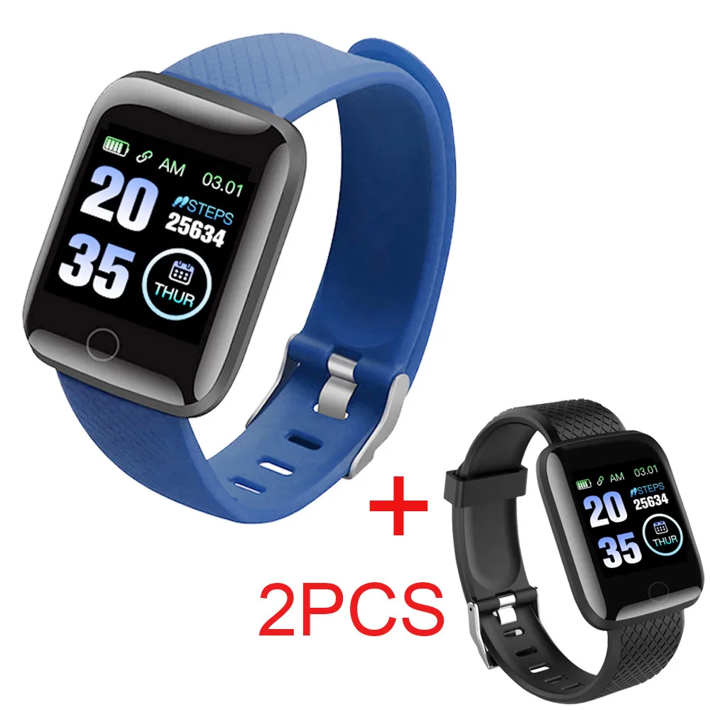 D13 Pametne Ure Srčnega Utripa 116 Plus Smart Touch Watch Manšeta Ure Športne Smart Band Moški Ženske Smartwatch Za Android