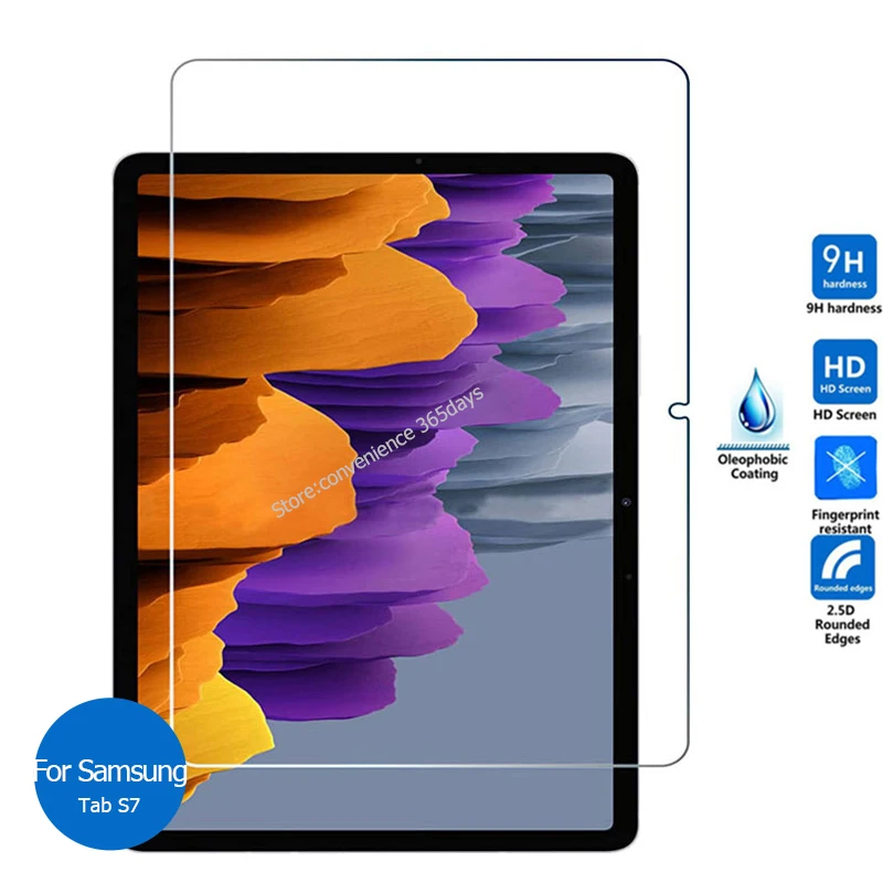 Za Samsung Galaxy Tab S7 Plus Kaljeno Steklo Zaščitnik Zaslon na Zavihek S 7 Plus SM T970 T975 T 970 975