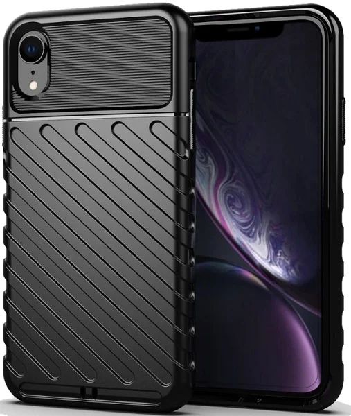 Primeru iPhone XR barva Črna (Black), Oniks serije, caseport
