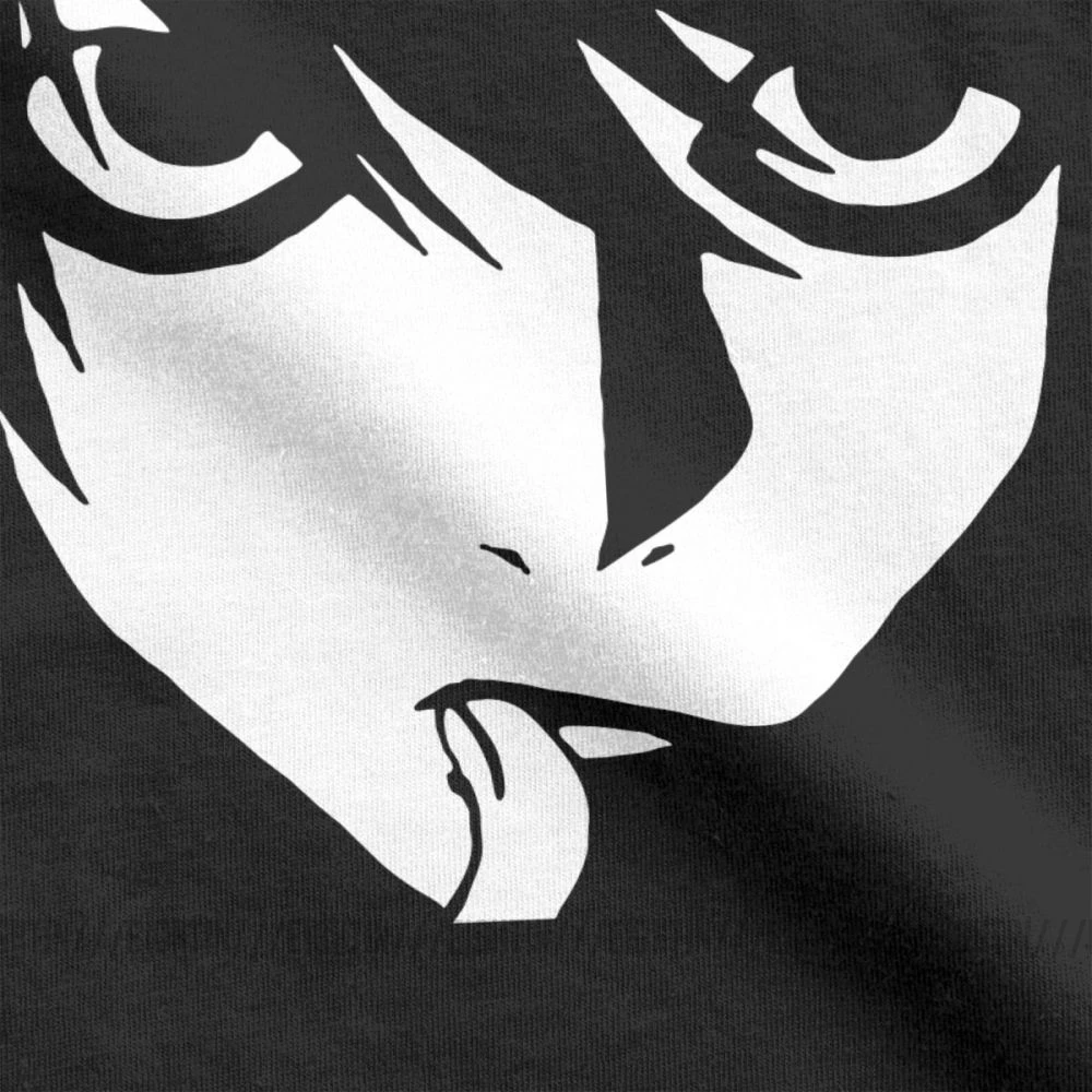 L Smrti Opomba Majica s kratkimi rokavi Bombaž Anime T-Shirt Moške Zabava Kratek Rokav, Okrogel Ovratnik Tees 5XL Velikosti