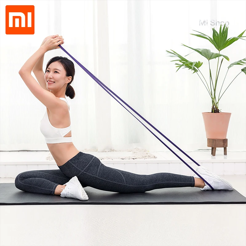 Xiaomi Mijia Qihao Fitnes stretch pasu Oblikovan Uresničevanje telesa, moč Naravnega lateksa, Prenosna Primerna za šport in fitnes