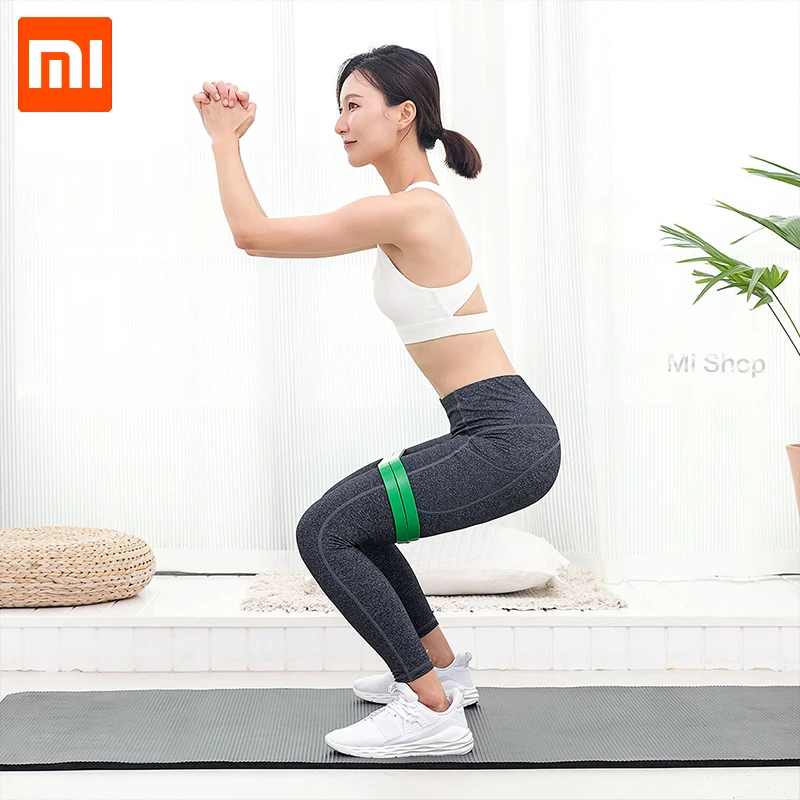 Xiaomi Mijia Qihao Fitnes stretch pasu Oblikovan Uresničevanje telesa, moč Naravnega lateksa, Prenosna Primerna za šport in fitnes
