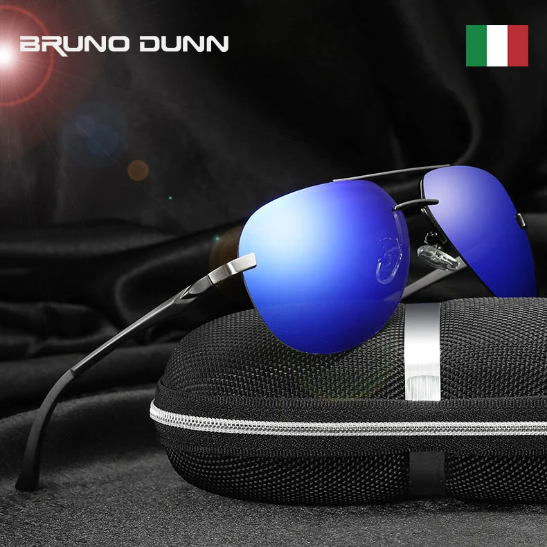 Bruno dunn 2020 letalstva polarizirana sončna Očala moški za Moške Vožnje Oculos Aviador de sol masculino klasičnih sunglases ray pilotni