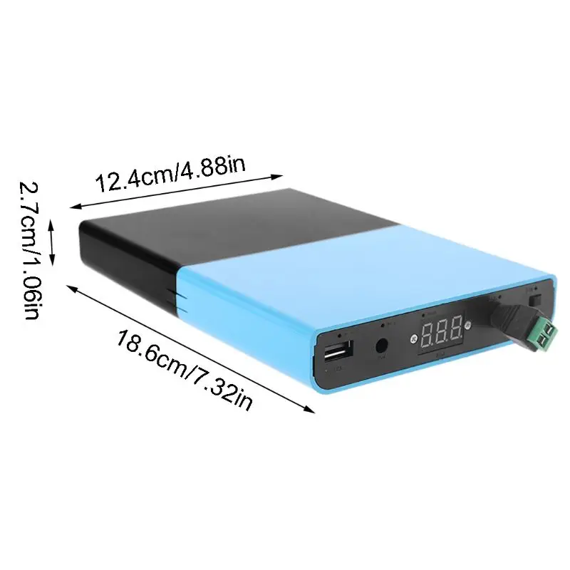 QC 3.0 USB DC 1-24V Izhodna 12x 18650 Baterije DIY Moči Banke za Prenosni Telefon Y51A