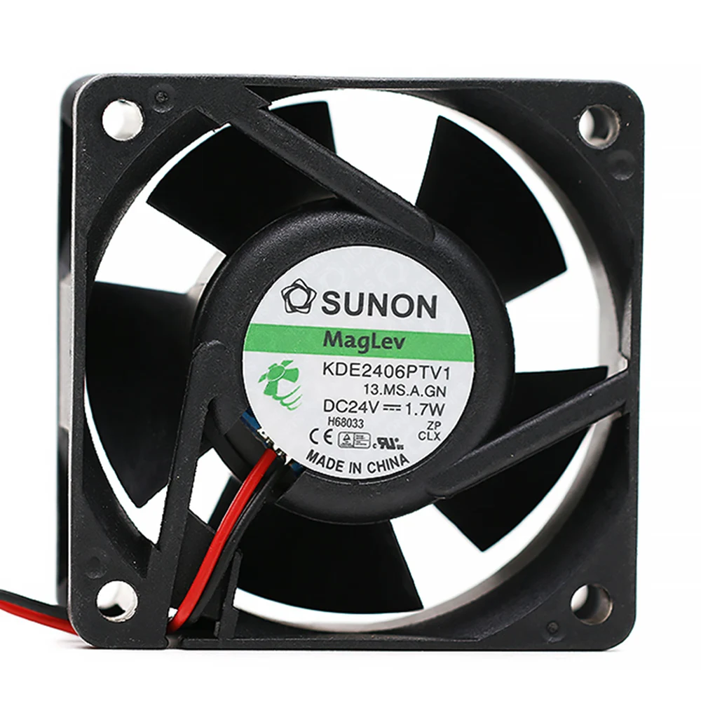 NOVO Za Sunon 6025 6 CM 60X60X25MM KDE2406PTV1 24V 1.7 W frekvenčni hladilni ventilator