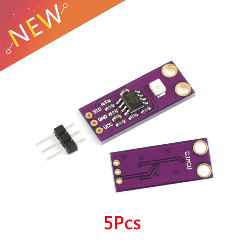 5Pcs GUVA-S12SD UV Senzor za Zaznavanje Modul S12SD Svetlobni Senzor Diy Komplet Elektronskih PCB Board Modul 240nm-370nm Za Arduino