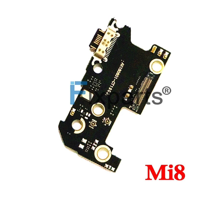 Novo Za Xiaomi Mi 8 mi8 USB Dock Polnjenje Vrata Odbor Xiaomi Mi 8 SE Polnjenje Vrata Flex Kabel Modula Odbor za Nadomestne Dele