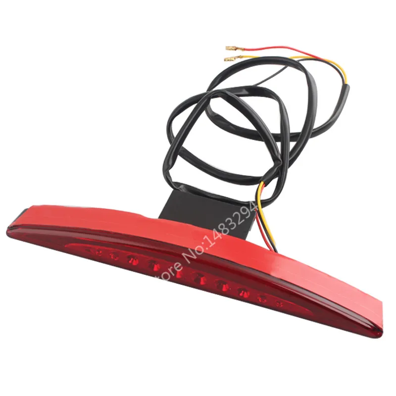 Zadaj Rdeča Fender Nasvet Zavore Rep Svetlobe LED Paše Za Harley Zlom FXSB 2013 17 14-16