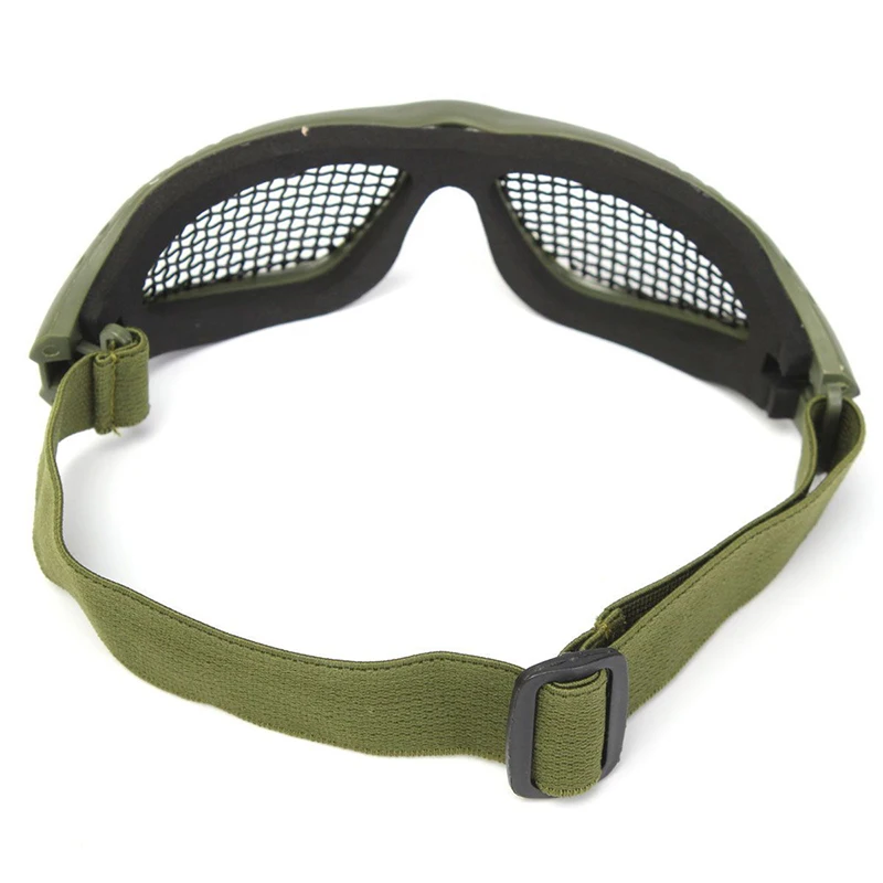 Paintball Oči Zaščitna Udobno Airsoft Neto Varnost Taktično Očala Zaščitna Očala, Jeklene Žične Mreže Velika Očala, Pohodništvo Očala