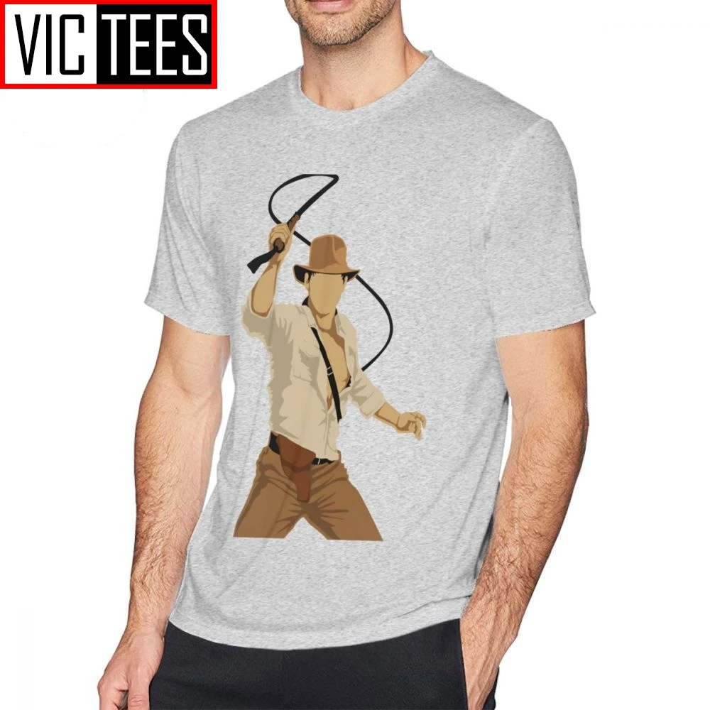 Mens Indiana Jones T Srajce Bogastvo In Slavo T-Shirt Moda Cotton Tee Shirt Super Moških Grafika 5x Tshirt