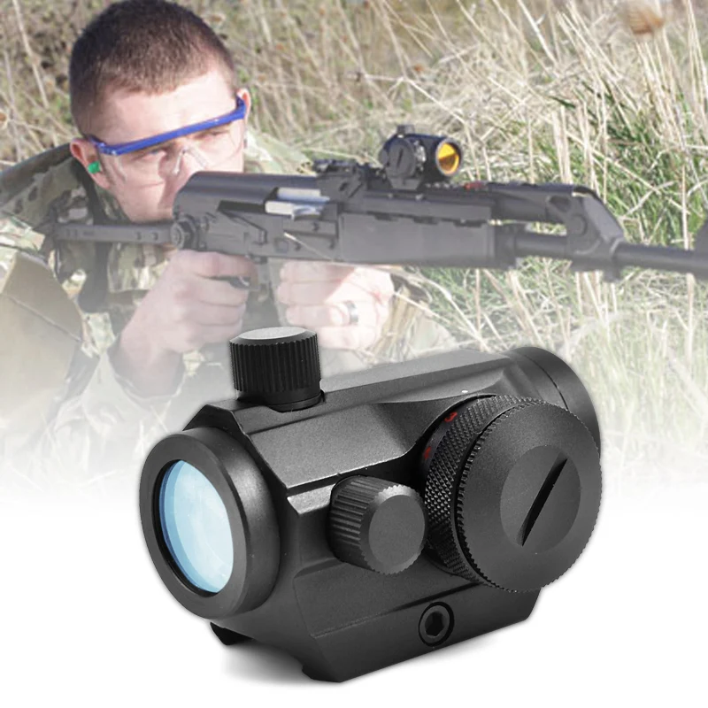 Red Dot Obsegov Pogled 20 mm Pištolo Mount Področje Optike Riflex Lov Riflescopes Red Dot Airsoft Zračne Puške Obsegov Holografski Očeh