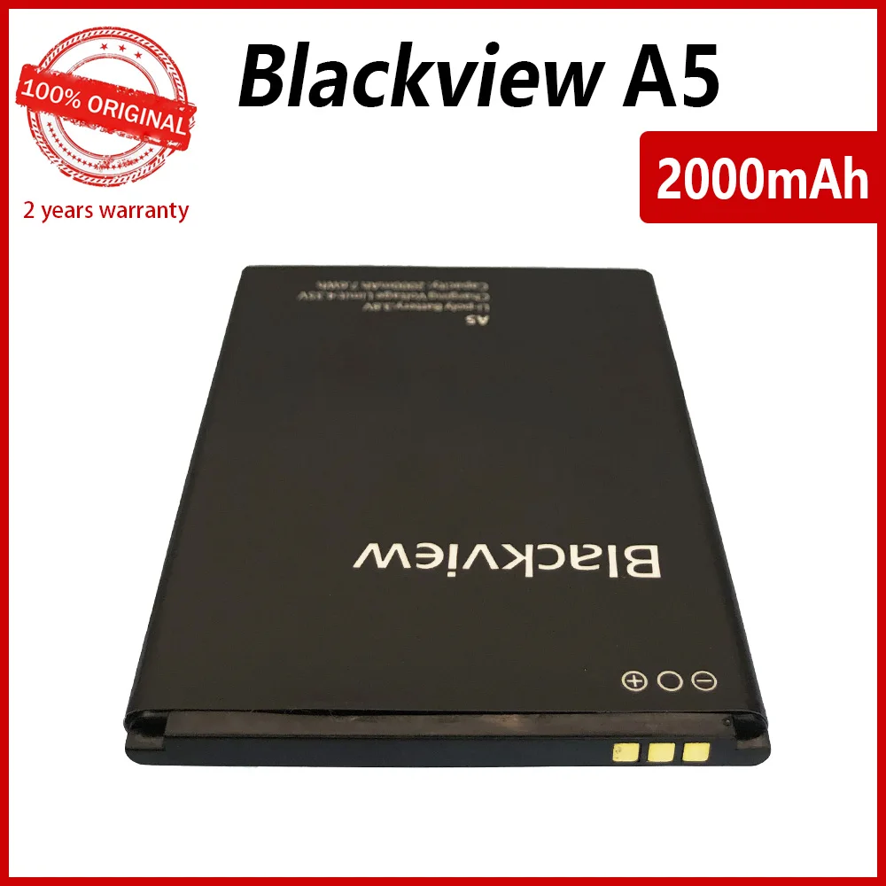 Prvotne 2000mAh A5 Telefon Baterija Za Blackview A5 Visoko kakovostne Baterije S Številko za Sledenje