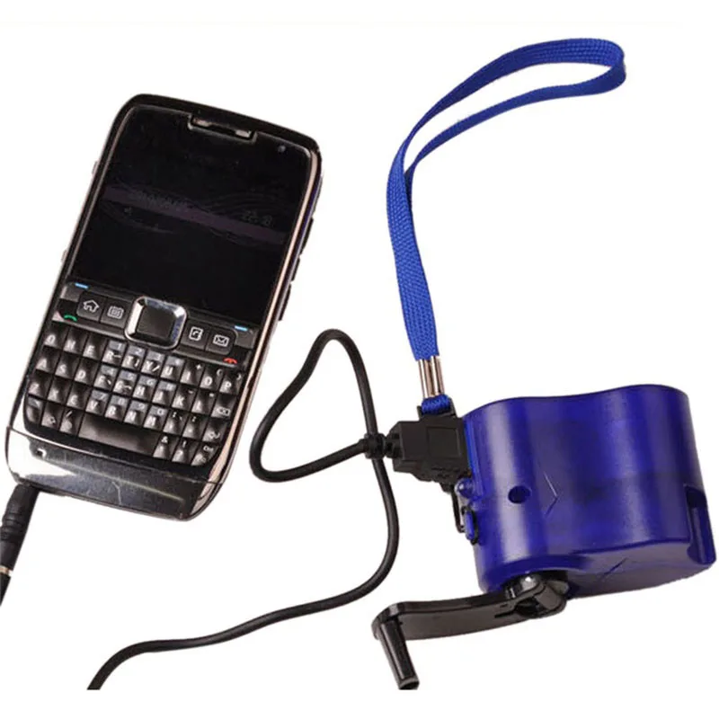 Polnilnik USB, Polnjenje Sili Strani Ročice Moč Dinamo Za Prenosni Zunanji Mobilni Telefon XR-Vroče