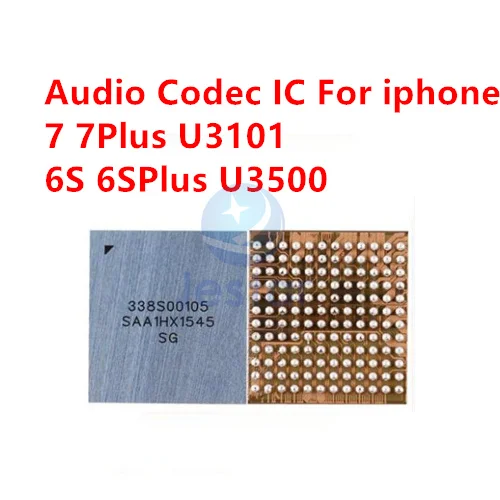 2-50pcs 338S00105 Audio CODEC IC U3101 za iphone 7 7plus 6S 6SPlus U3500