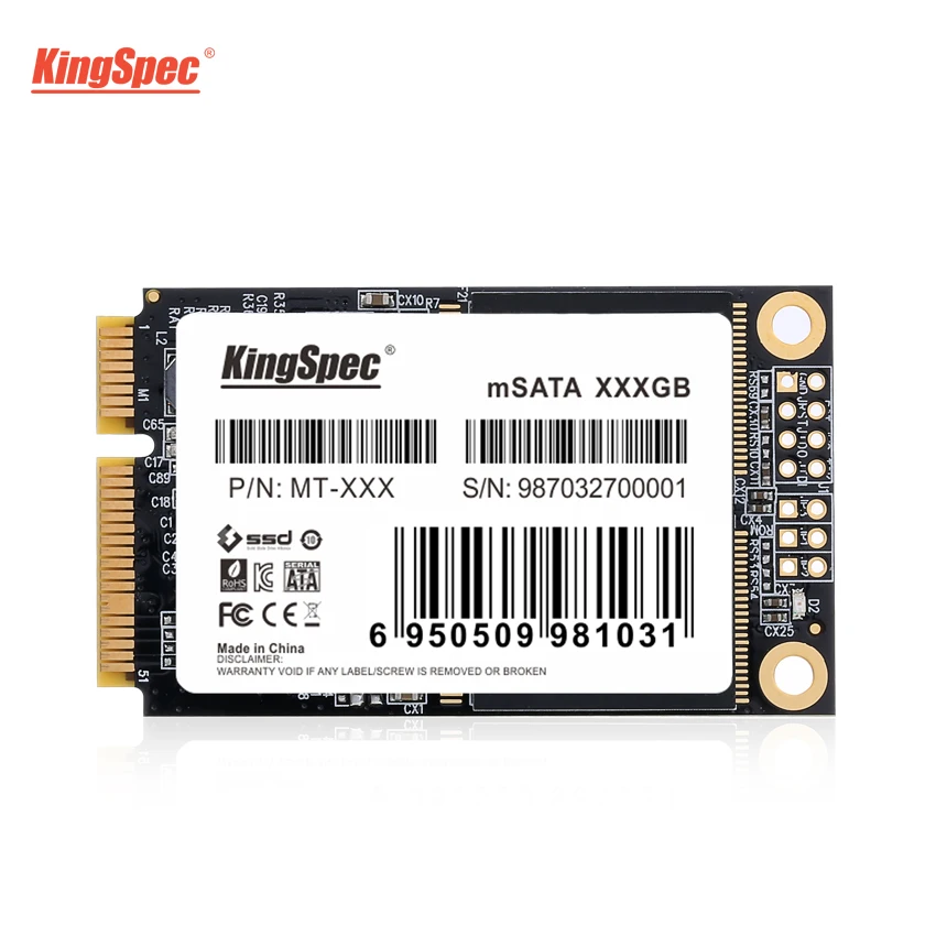 KingSpec mSATA SSD 120gb 240gb 512GB SSD mSATA 1TB 2TB HDD Za računalnik 3x5cm Notranji ssd trdi Disk za hp prenosnik
