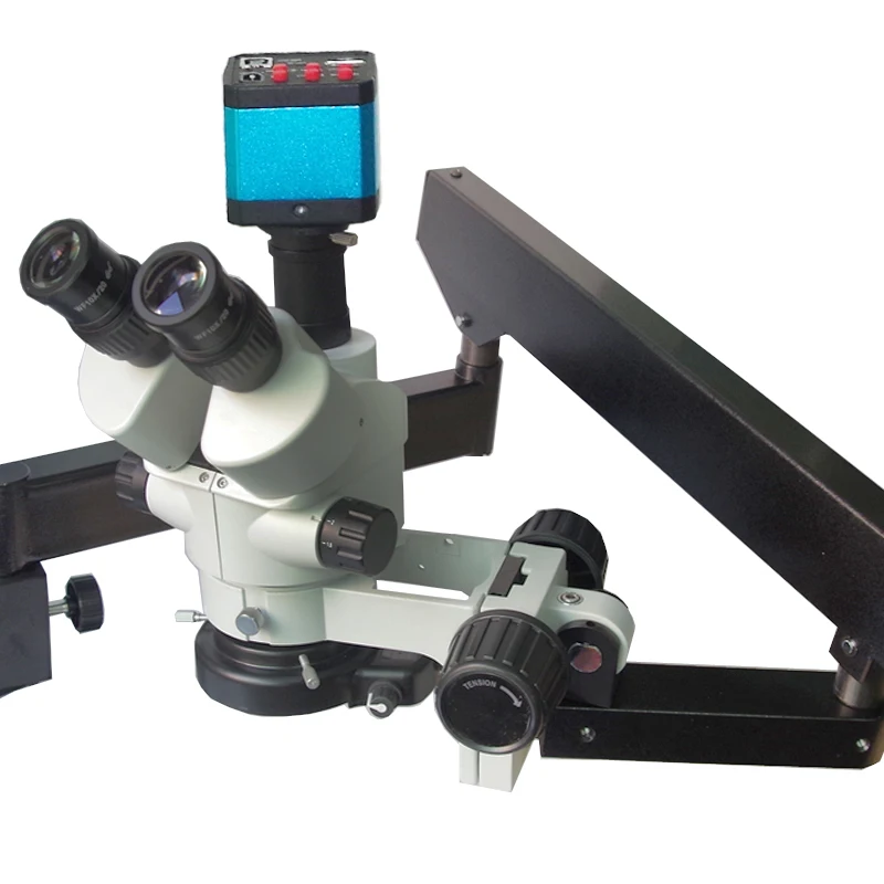 3,5 X-90X Simul-osrednja Trinocular Industrijske Pregled Stereo Zoom Mikroskop +14MP HDMI fotoaparat + Dolgo Roko Težka Boom Stojalo