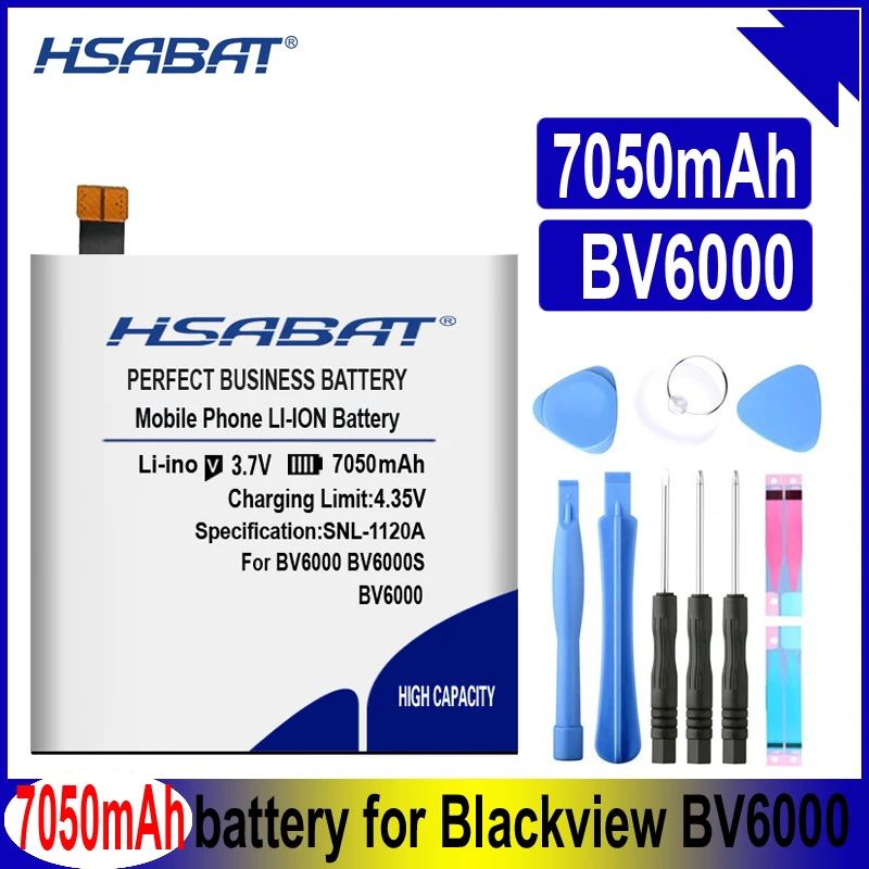 HSABAT 7050mAh Baterija za Blackview BV6000 BV6000S