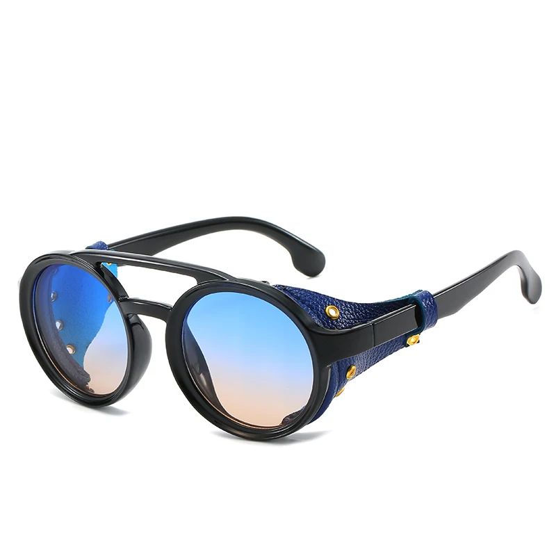 Novo Steampunk sončna Očala blagovne Znamke Design, Okrogle Sunglass Moški Ženske Letnik Punk sončna očala UV400 Odtenki Očala Oculos de sol