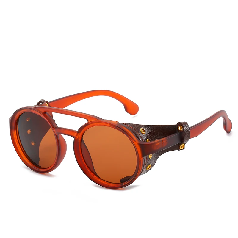 Novo Steampunk sončna Očala blagovne Znamke Design, Okrogle Sunglass Moški Ženske Letnik Punk sončna očala UV400 Odtenki Očala Oculos de sol