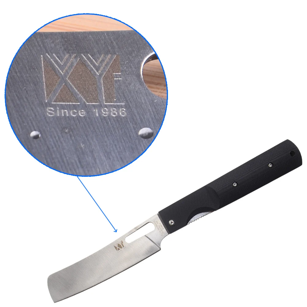 Strokovno 440A iz Nerjavečega Jekla, Zložljivi Kuhinjski Nož Black G10 Ročaj Prostem Kampiranje Nož Visoke Kakovosti Kuhinja Žepni Nož
