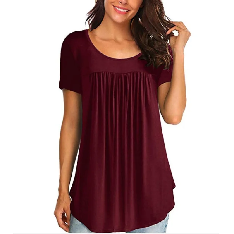 Nova moda poletni t-shirt modni o vratu kratek rokav t-majice ženske vrhovi plus velikost svoboden tees barva camisetas mujer