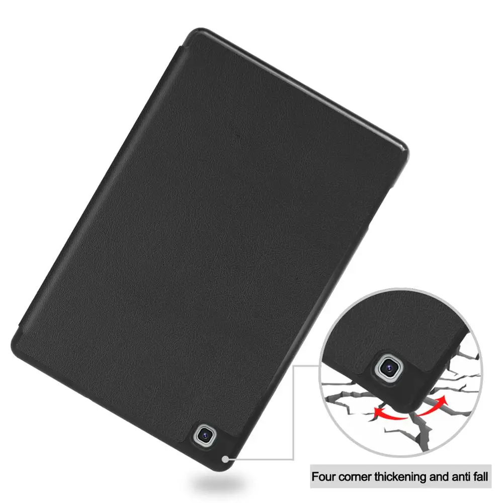 Ohišje za Samsung Galaxy Tab S6 Lite 10.4 2020 SM-P610 SM-P615 Smart Magnetni Folio Lupini Kritje Tablet Lupini z Mehko Film+Pen