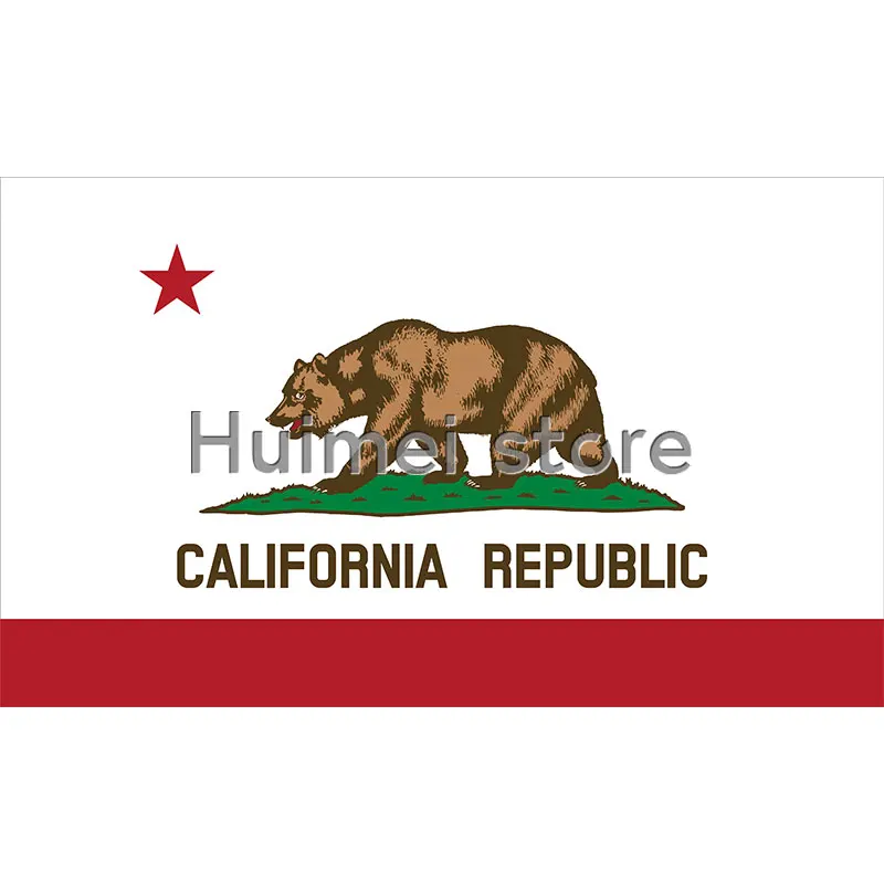 90*150 cm Visi Kaliforniji zastavo 100D poliester po meri dekoracijo zastavo