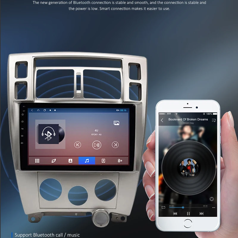 Avto DVD Za Hyundai Tucson (2006-2013) Avto Radio Večpredstavnostna Video Predvajalnik Navigacija GPS Android 10.0 Double Din