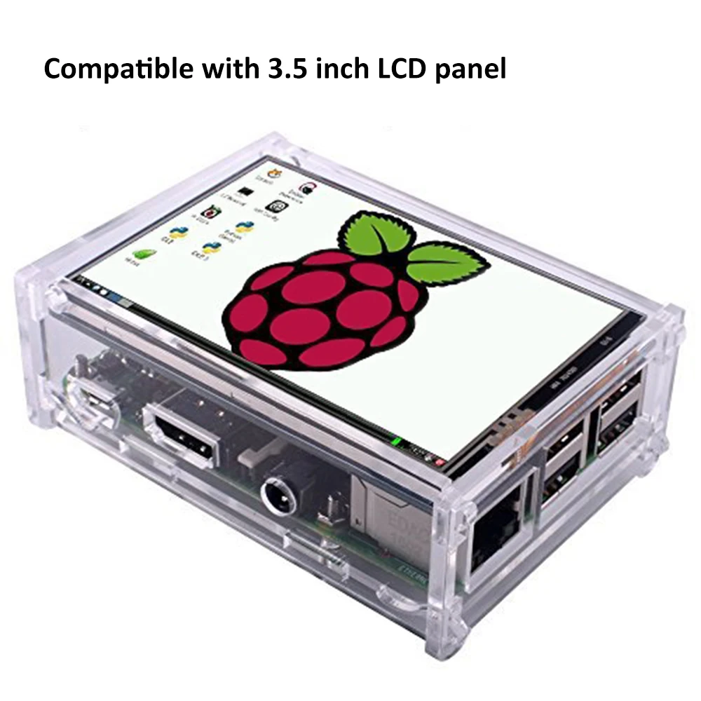 Akril Zaščitna torbica za Raspberry Pi 3 Model B, Pi 2 vzorec B & Pi Model B Pregleden