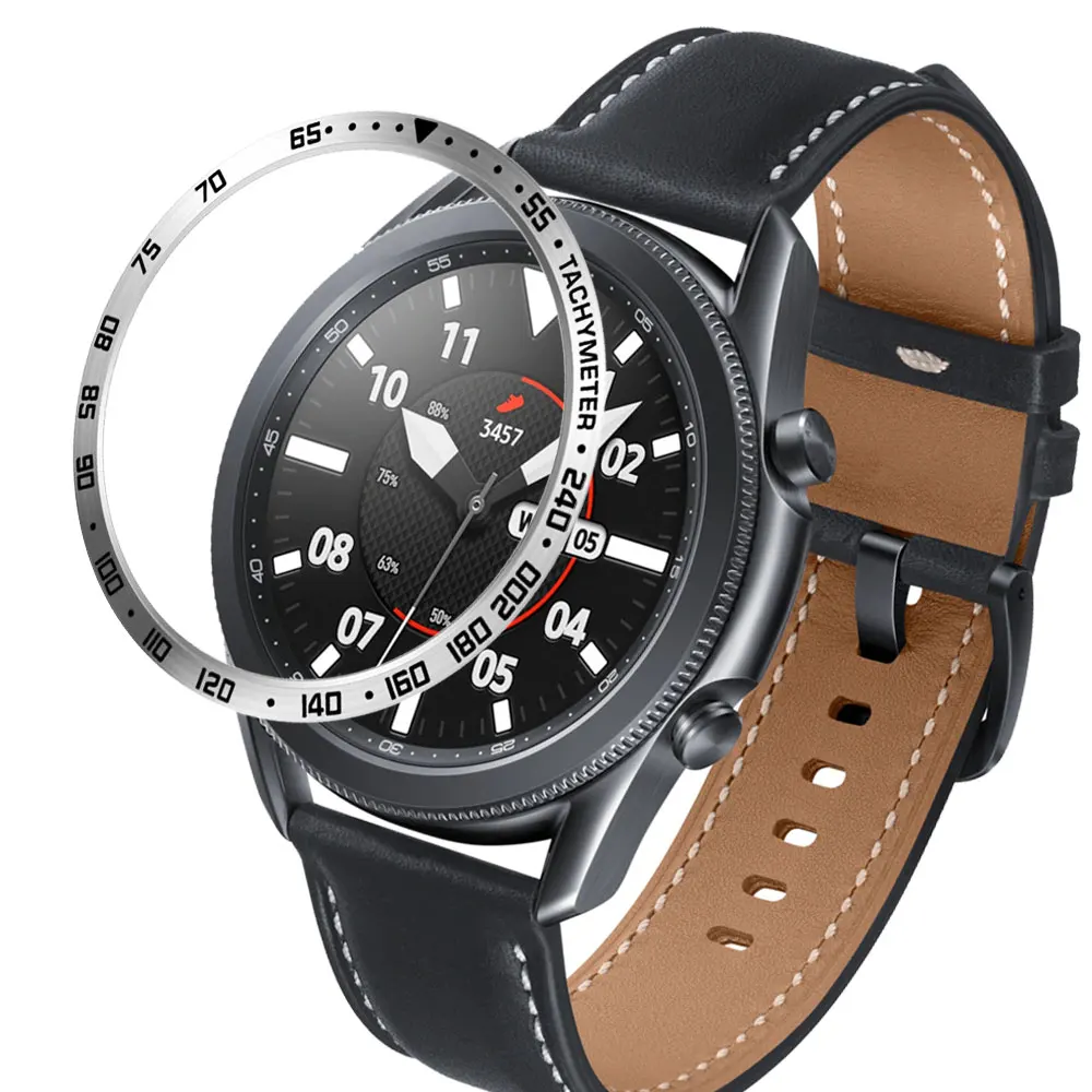 Pazi, kritje velja za samsung galaxy watch 3 41mm 45 mm Kovinsko Ploščo, ure, Dodatki za samsung watch 3 zaščitnik dekoracijo