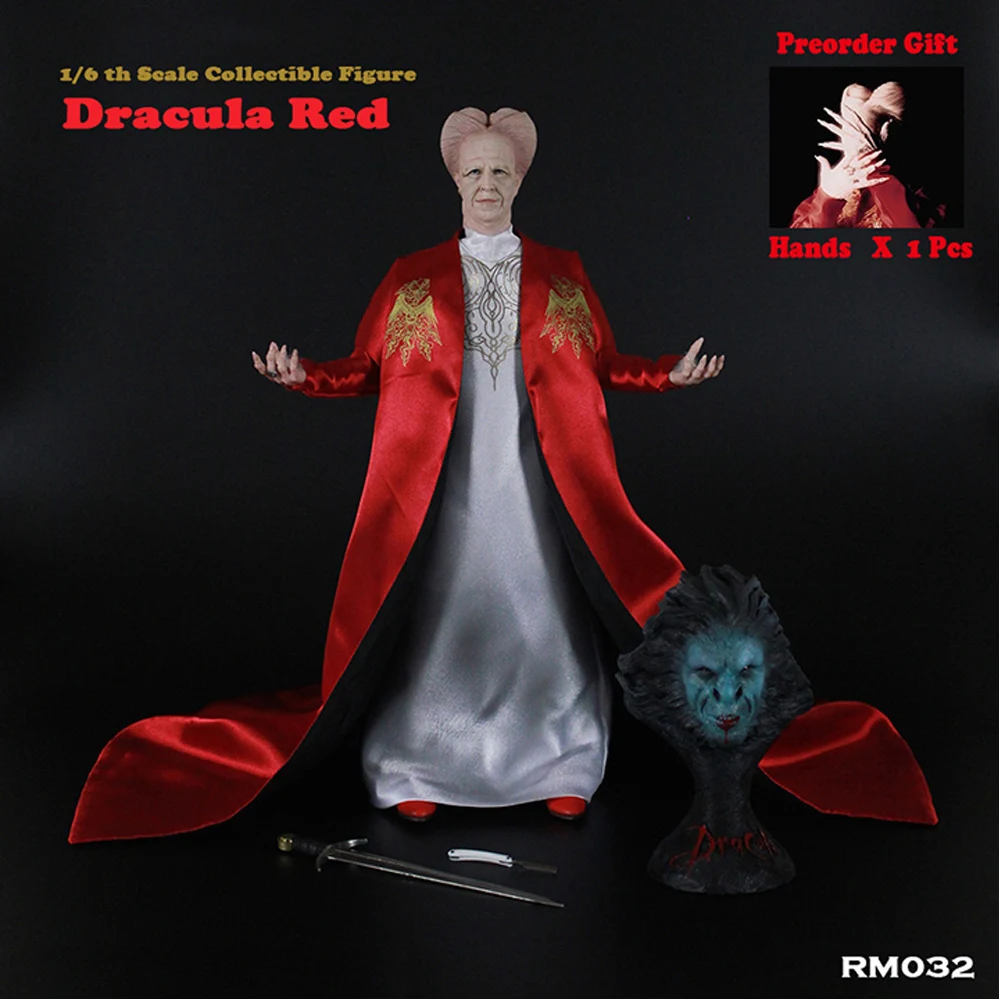 1/6 Dracula Rdeče RM032 & RM033 Dracula Modra Različica Akcijskega Slika Model za zbiranje Colletible boxed darilo za navijače Na zalogi