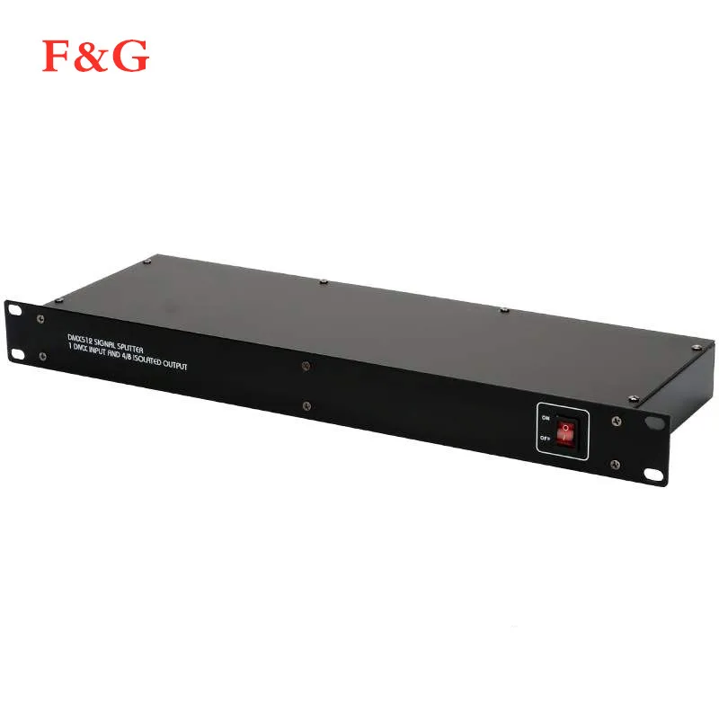 F&G de la Luz etapa controlador DMX512 divisor luz amplificador de señal divisor 8 DMX distribuidor para la etapa/SX-EL010