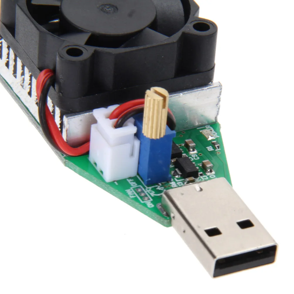 15W RD Industrijske Razred Elektronski Obremenitve Upor USB Vmesnik Razrešnice Zmogljivost Baterije Test Meter z Ventilatorjem Nastavljiv Trenutno