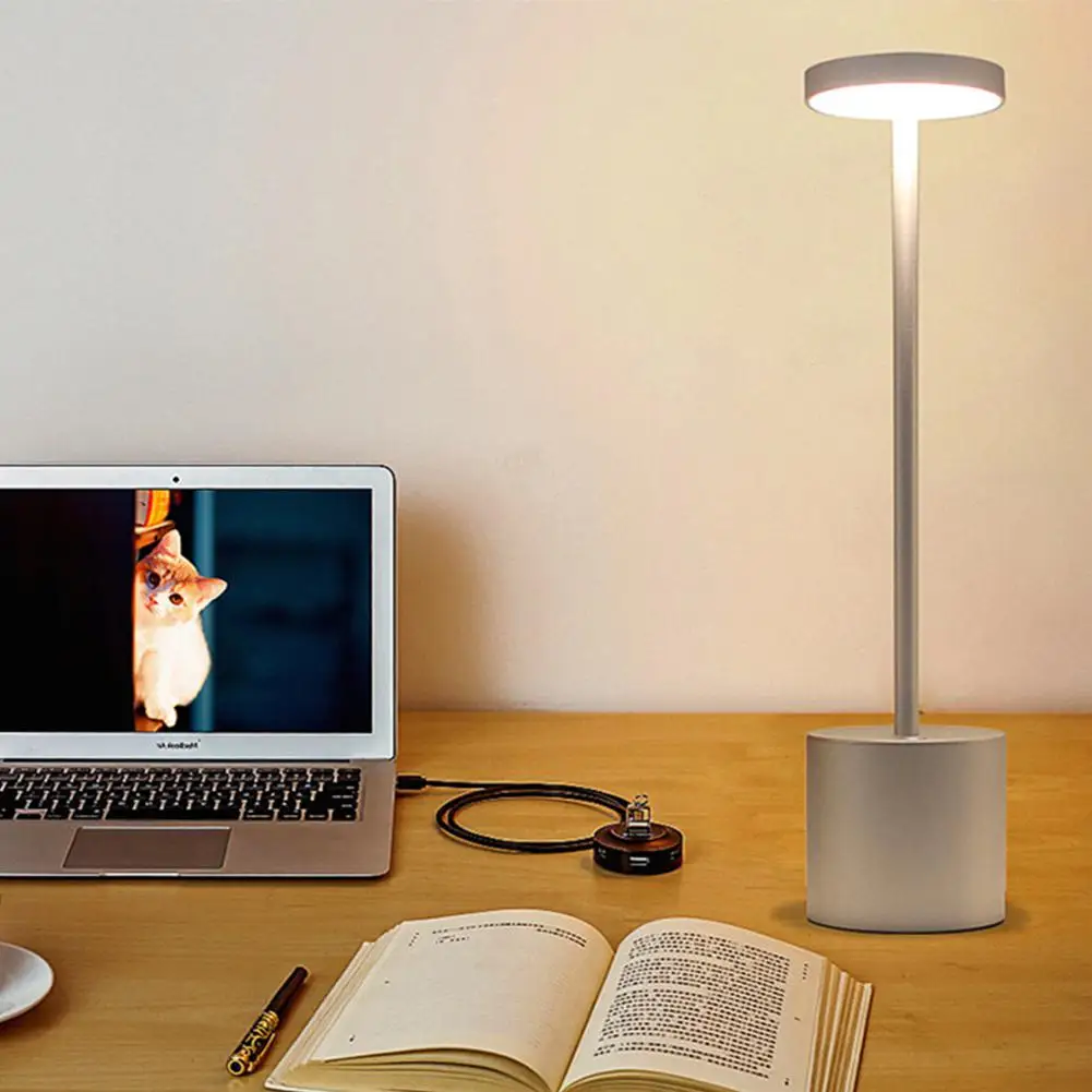 LED 2 Načini Nastavljiv Namizno Svetilko 3000K Zaščito za Oči, Dotik Stikala Desk Svetlobe Dimmer za ponovno Polnjenje USB Led Branje namizne Svetilke
