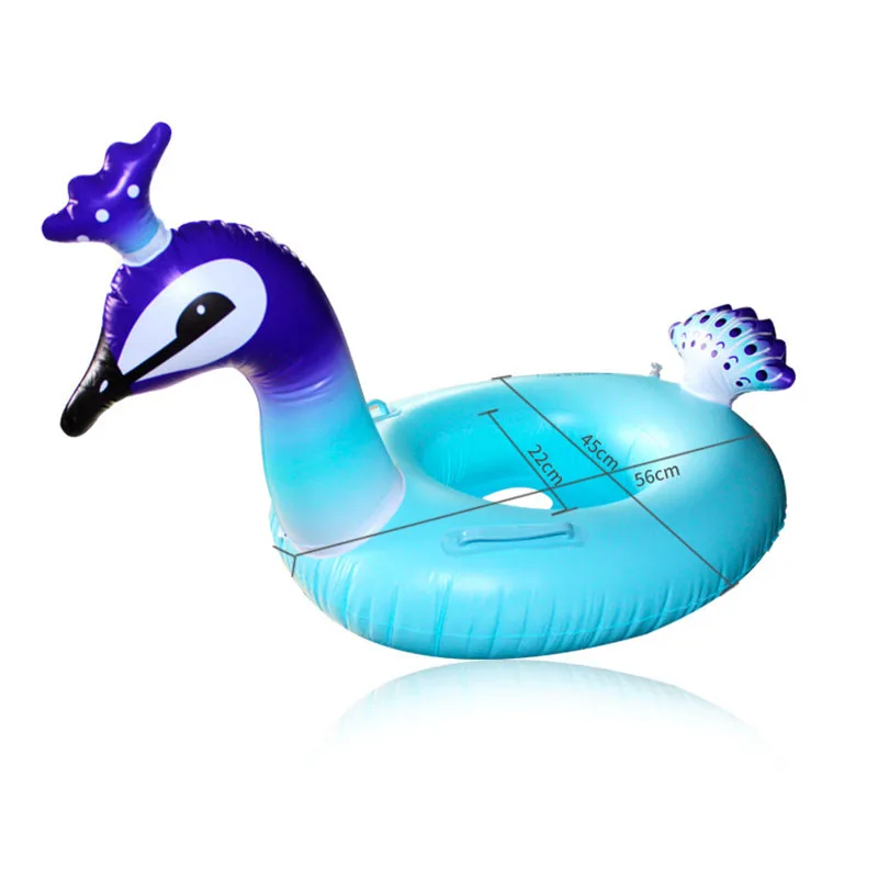Vroče Prodaje Prenosni Baby Samorog Flamingo Labod Plava Napihljivi Plavati Obroč za Otroke na Prostem Plaži, Bazen za Vodo Igrače