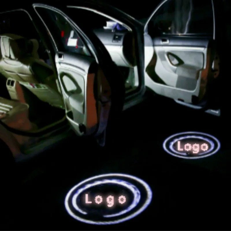 JURUS 2Pcs Vrata Avtomobila Dobrodošli Led Laser Projektor Svetlobni Logotip Za Peugeot Logotip Za Saab 93 Pribor Za Dodge Charger Za Scania
