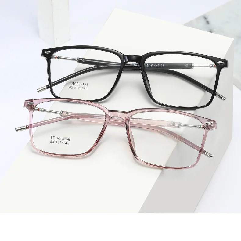 Anti-modra Blokiranje Očala Moških Računalnik Očala Gaming Pregleden Očala Kvadratni Okvir Ženske Anti Modra EyeglassesGafas CHS8158