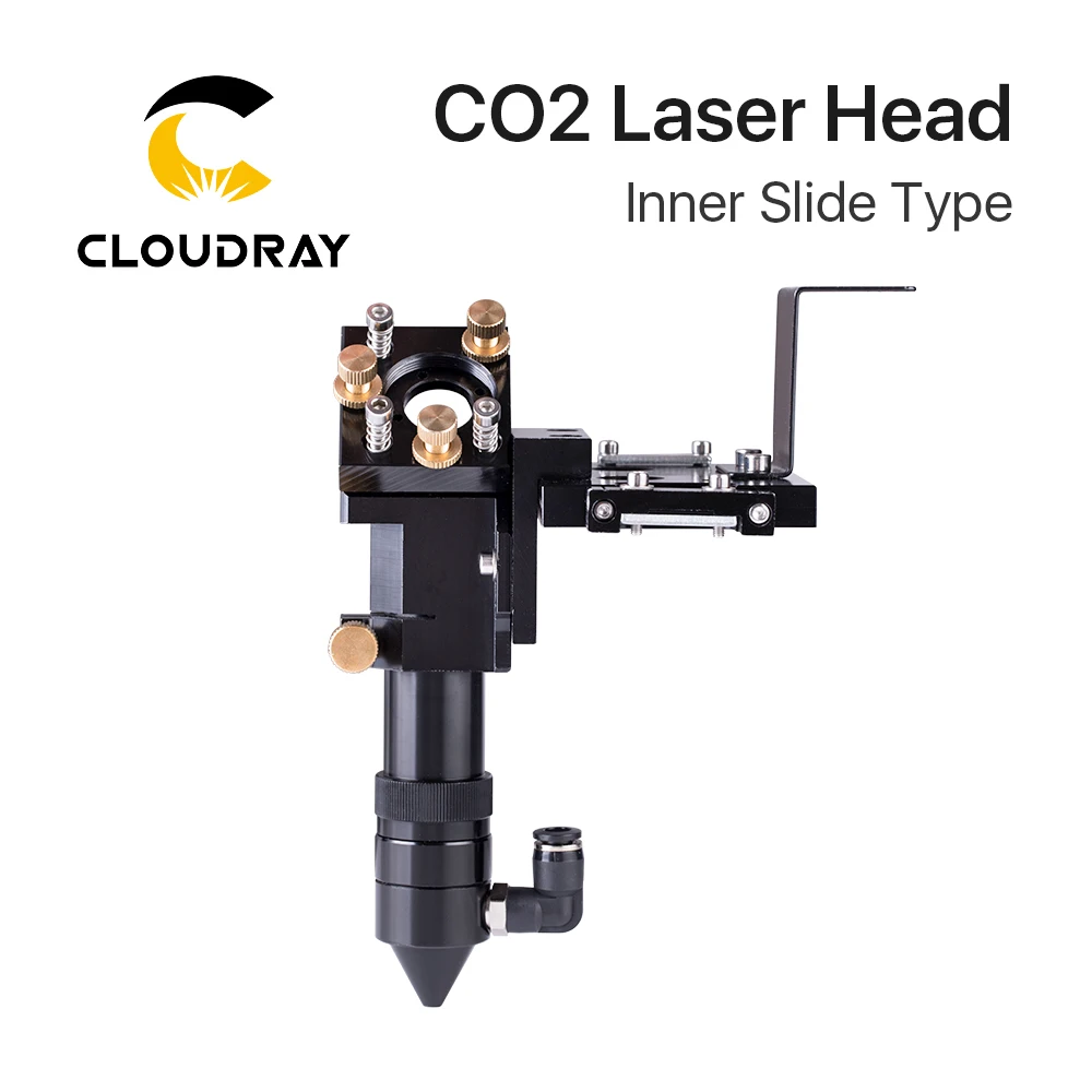 Cloudray Vroče Prodajo CO2 Notranjo Stran Tip CO2 Laser Glavo z Zrakom Pomoč Šoba za Notranji Železniški