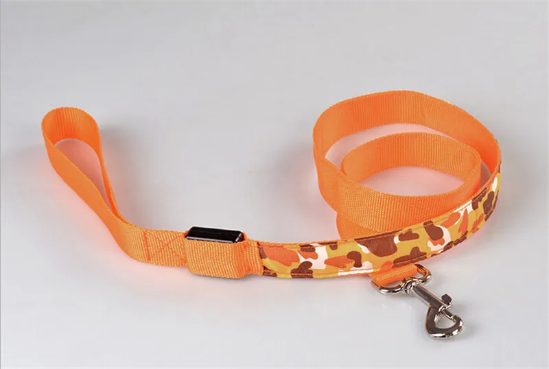 FE101 Prikrivanje ljubljenčka psa LED pasje pes Potegnite trak vodi za pse 120 cm dolžina 2,5 cm, širina usb polnilne brezplačna dostava