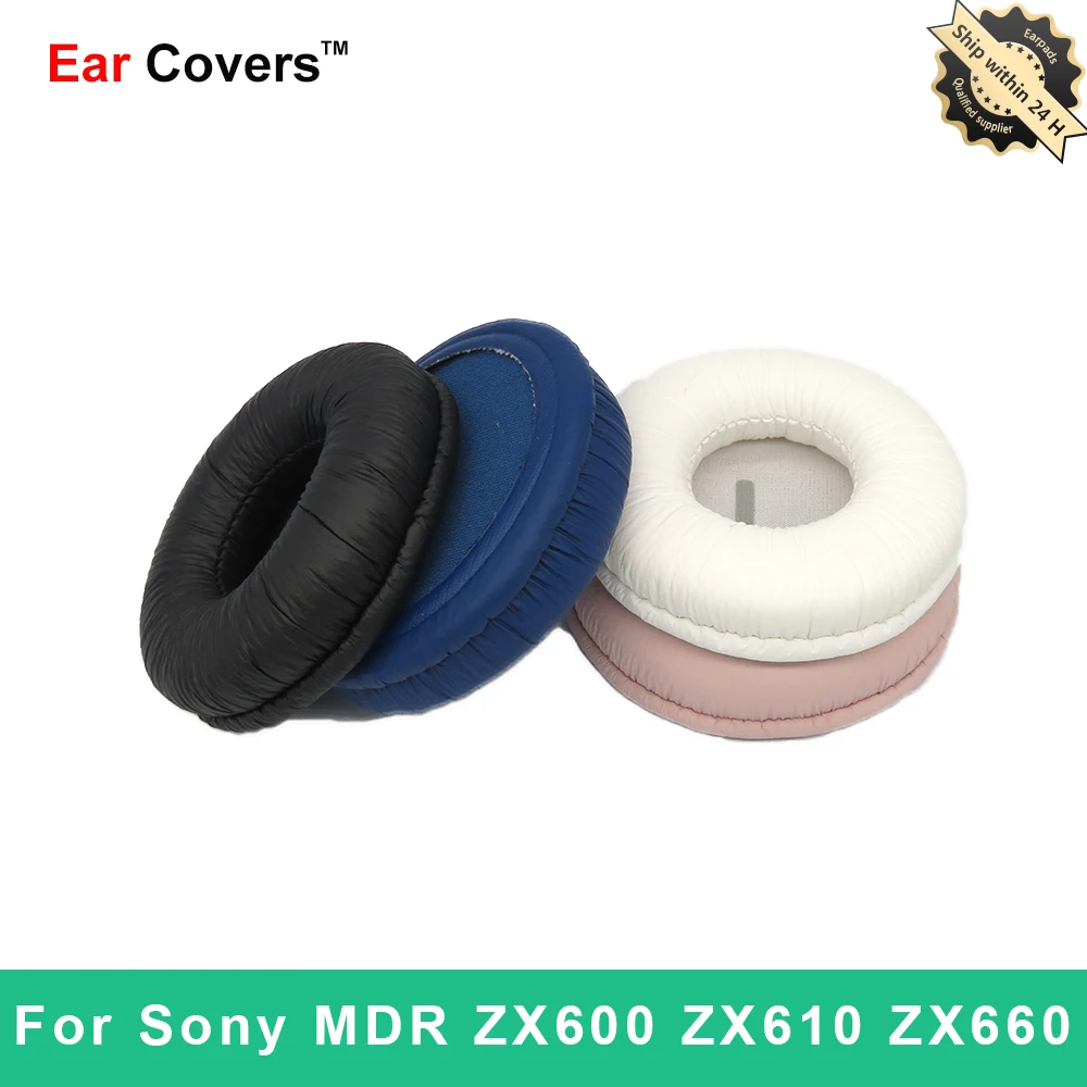 Blazinic Za Sony MDR ZX600 ZX610 ZX660 Slušalke Earpads Zamenjava za Slušalke Ear Pad PU Usnje