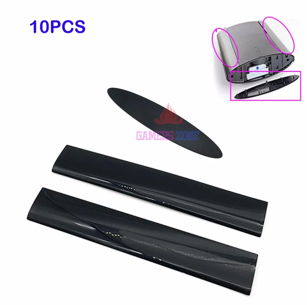 10PCS Black Trdi Disk HDD Bay Vrata Pokrov Za PS3 4000 Konzoli Spredaj Stanovanj Primeru, Levo, Desno Faceplate Plošča
