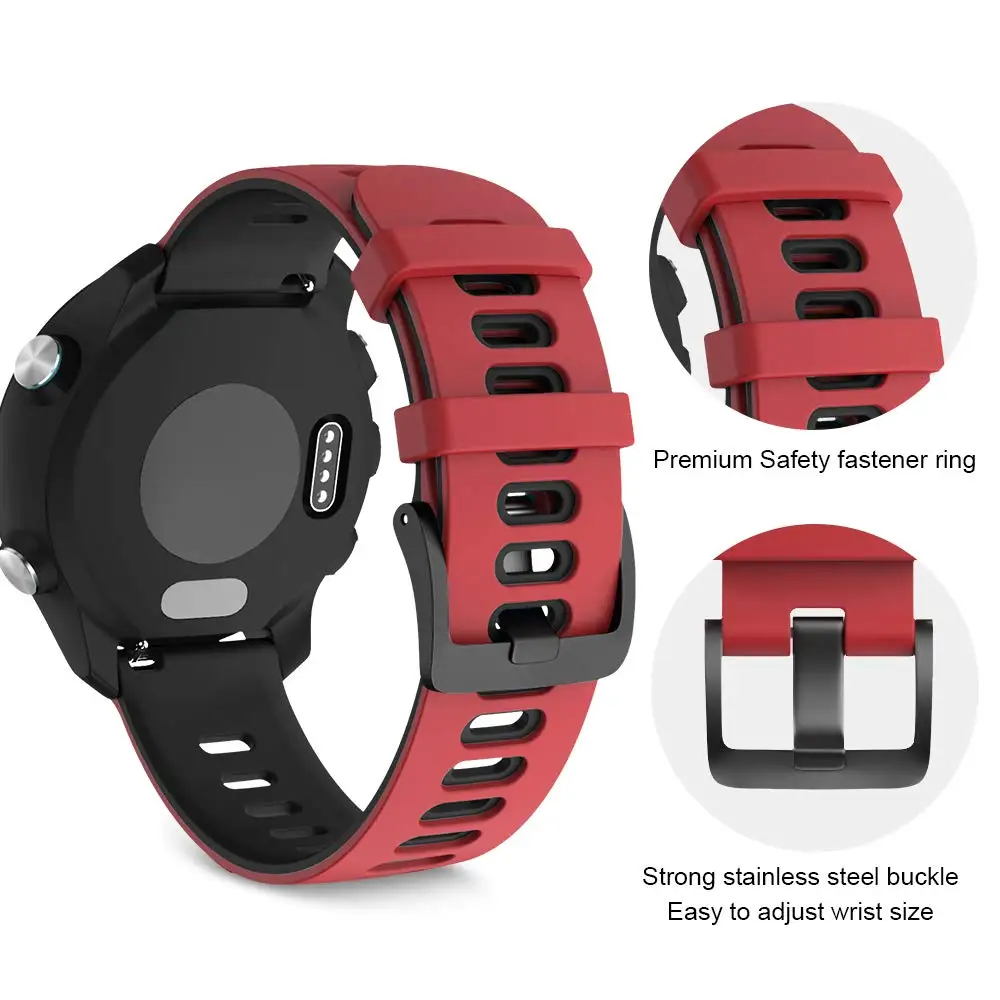 20 mm, Trak za Združljive vivoactive 3 Razredi Mehki Silikonski Watchband Enostavno Sprostitev Pasu za Forerunner245 645 Smartwatches