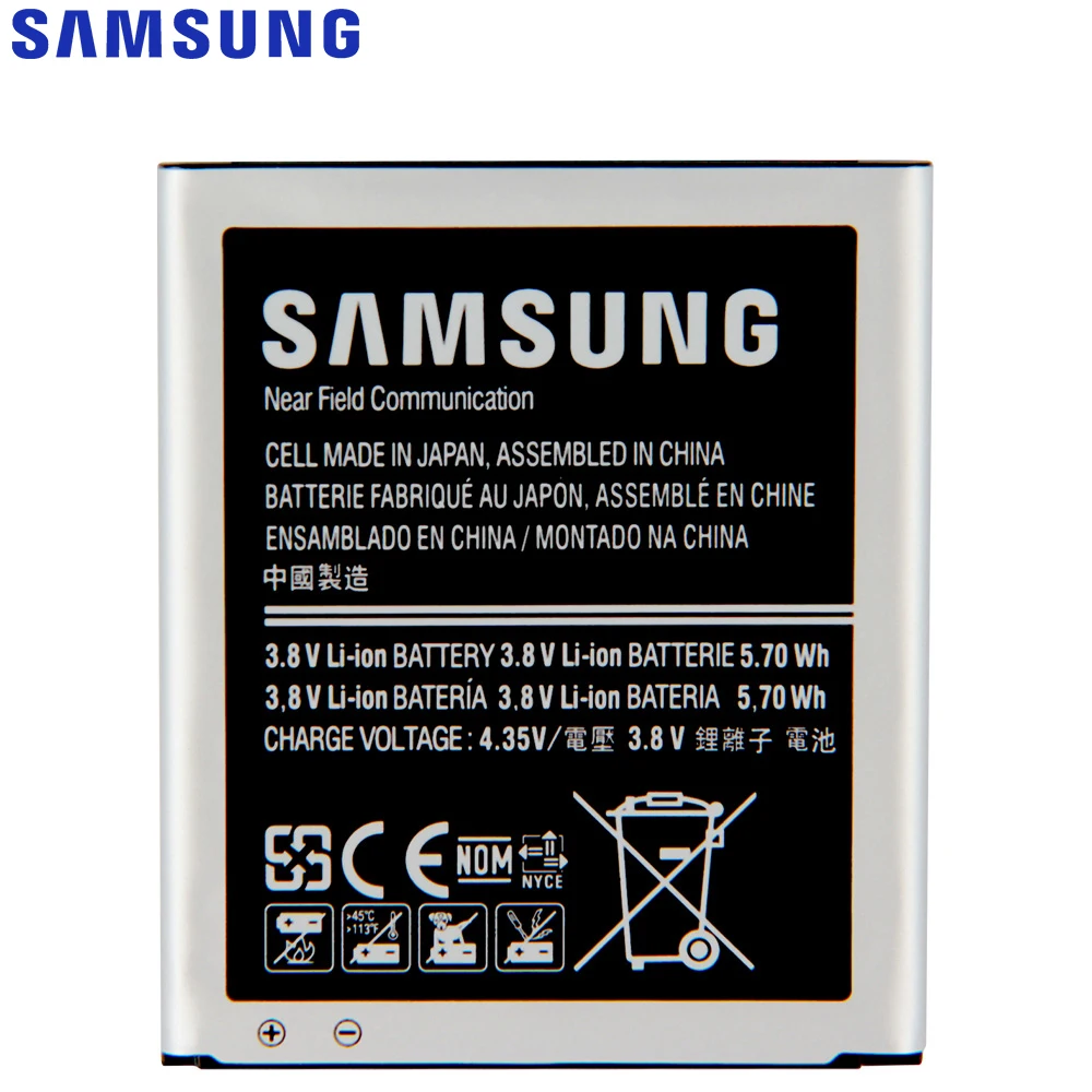 Originalni Samsung Baterija EB-BG313BBE Za Samsung Galaxy ACE4 Lite G313H S7272 s7898 S7562C G318H G313m J1 Mini Prime 1500mAh