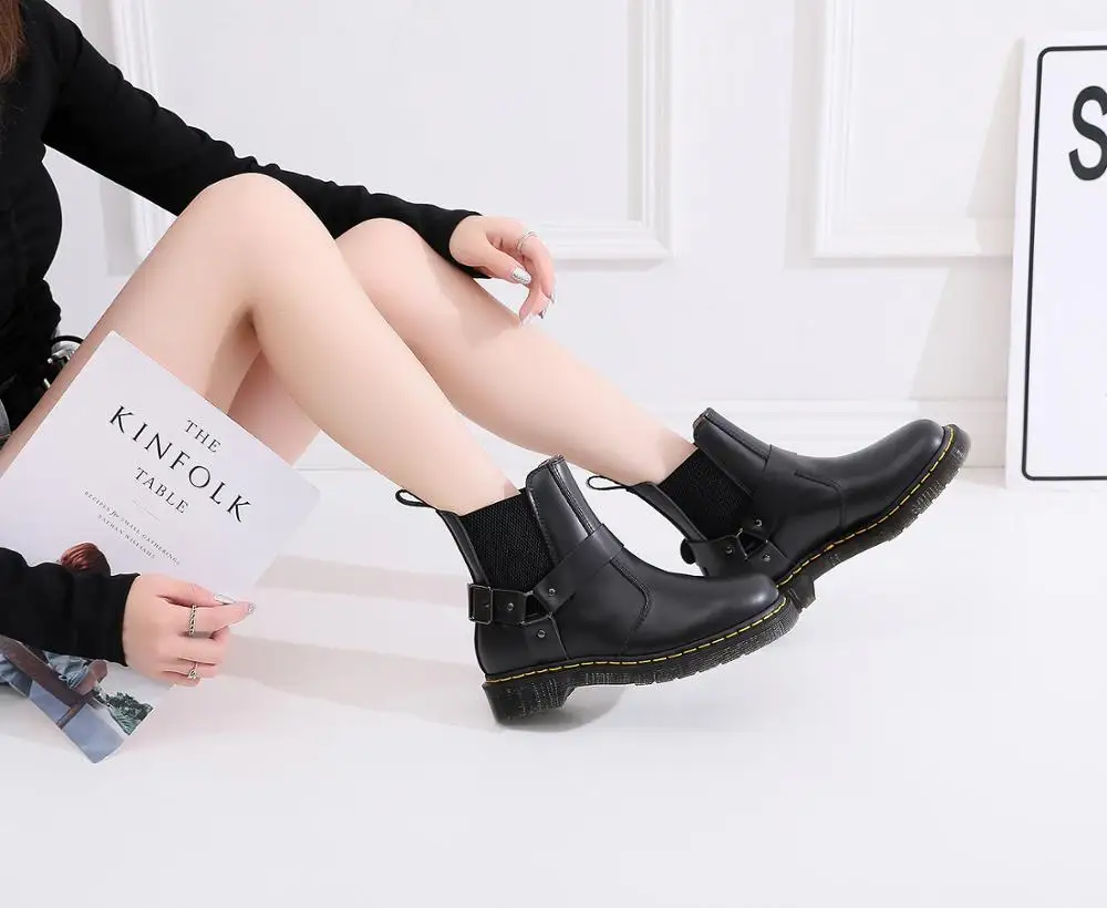 2020 pozimi nove ženske čevlje Chelsea škornji trendy modni priložnostne čevlji kratka cev udobno dihanje čevlji nekaj čevlji