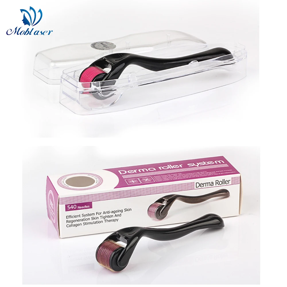 DSR 540 Mikro Iglic Derma Roller 0.2/0.25/0.3 mm Titan Mezoroller Microneedle za Obrazno Nego Kože, Las Zdravljenja izid Orodje