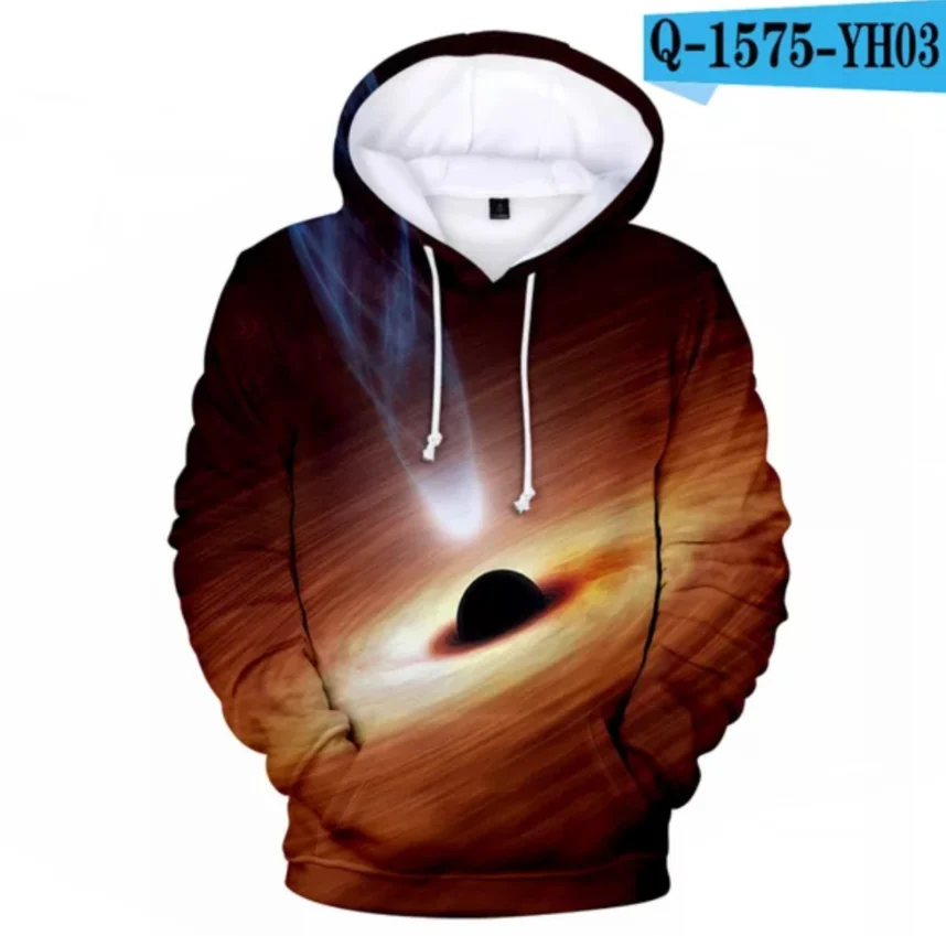 Nov Prostor Galaxy Hoodies Moški/Ženske Hooded Majica blagovne Znamke Oblačila, Kapa, ki so Hoody 3D Tiskanja Galaxy Suknjič Dolg Rokav Vrhovi najstniških