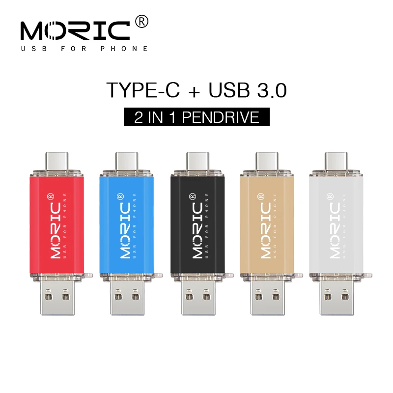 Nov Usb 3.0 Moric OTG USB flash drive za Pametni telefon/Tablični/PC 16GB 32GB 64GB 128GB 256GB Pendrive Visoke hitrosti pen drive