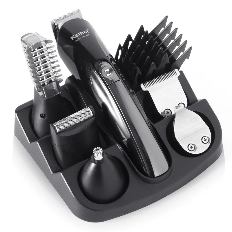 Kemei 11 V 1 Večfunkcijsko Lase Clipper Professional Hair Trimmer za Moške Lase Rezanje Električnih Brado Trimer Rezalnik 45 G